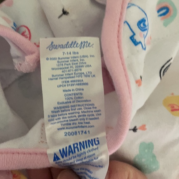 2/$10 NWOT Baby Girl Swaddles Bundle (5) - Picture 14 of 15